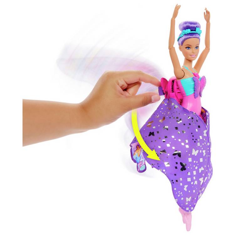 Barbie Dance and Flutter doll with butterfly wings 36cm, imported from the UK