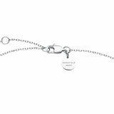 Rosefield silver-plated puffy heart pendant necklace, UK version