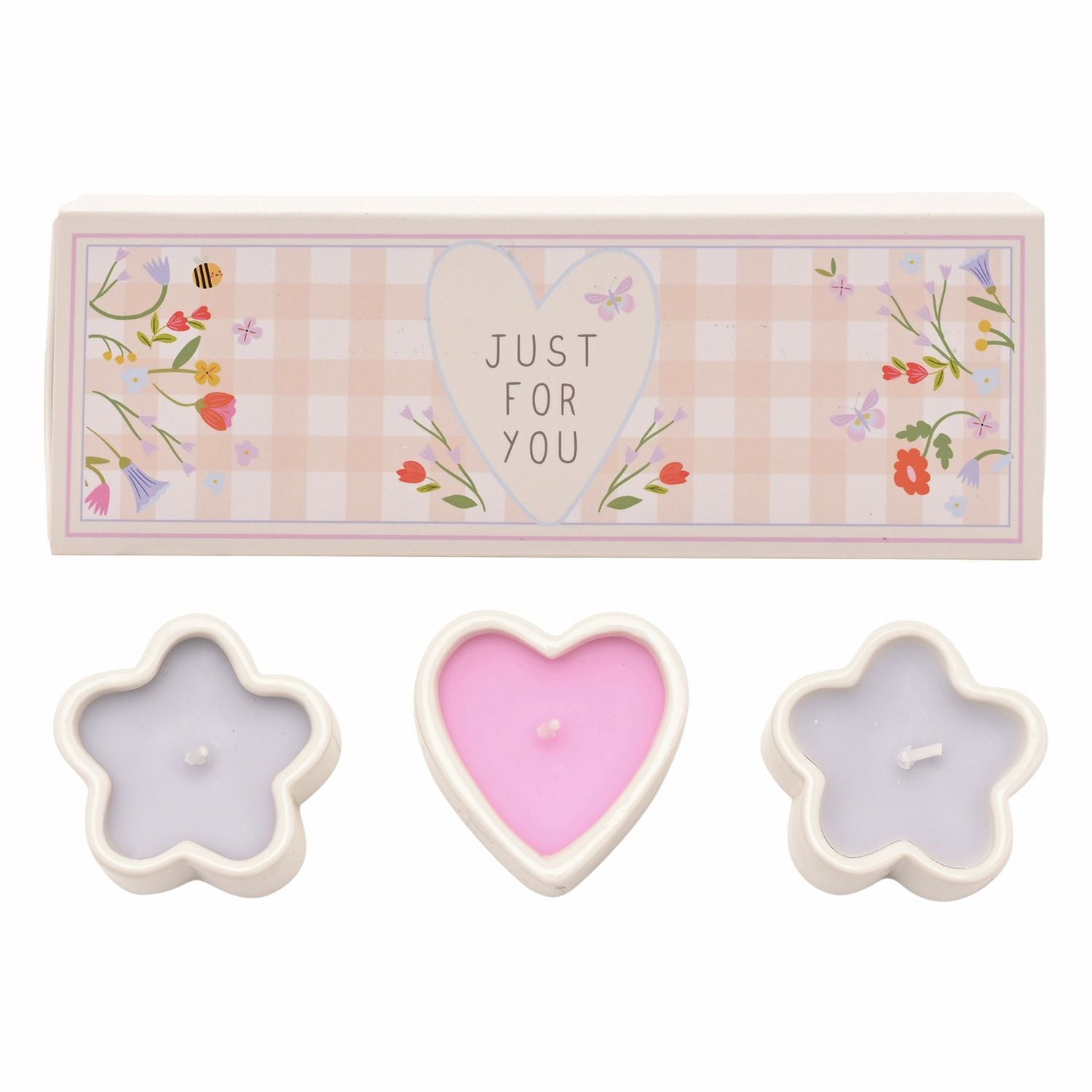 Widdop Love Life candle gift set of three - British product