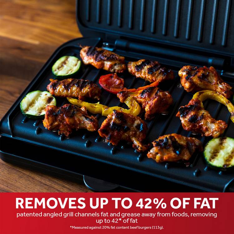 George Foreman medium health fit grill with non-stick plates (British brand)
