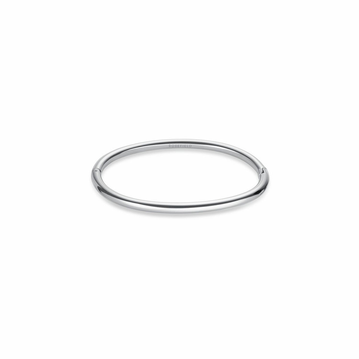 Rosefield stainless steel plain bangle 4mm - British product