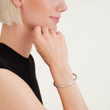 Rosefield stainless steel plain bangle 4mm - British product
