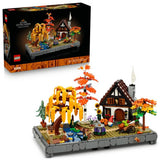LEGO Icons Autumn Cottage Garden model kit - British product