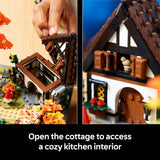 LEGO Icons Autumn Cottage Garden model kit - British product