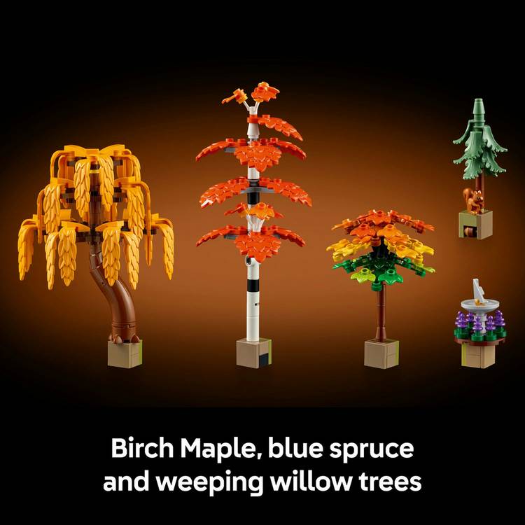 LEGO Icons Autumn Cottage Garden model kit - British product