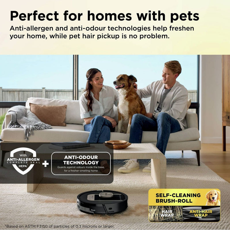 Shark PowerDetect robot vacuum black, imported from the UK