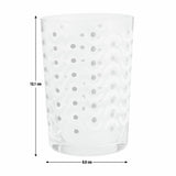 Habitat hi-ball glasses blue leaf design set of 6, imported from the UK