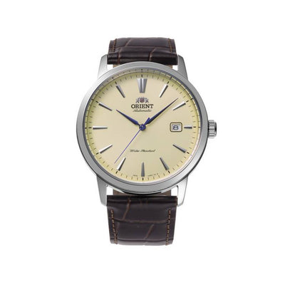 Argos Orient AC0F Classic Mens Brown Leather Strap Watch- Buy online at McGrocer