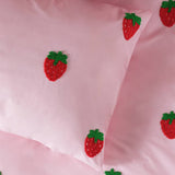 Argos Home kids strawberry pink tufted bedding set single, UK version
