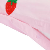 Argos Home kids strawberry pink tufted bedding set single, UK version