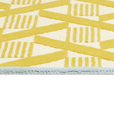 Habitat Blue Border Wool Cut Pile Rug 120x170cm (British brand)