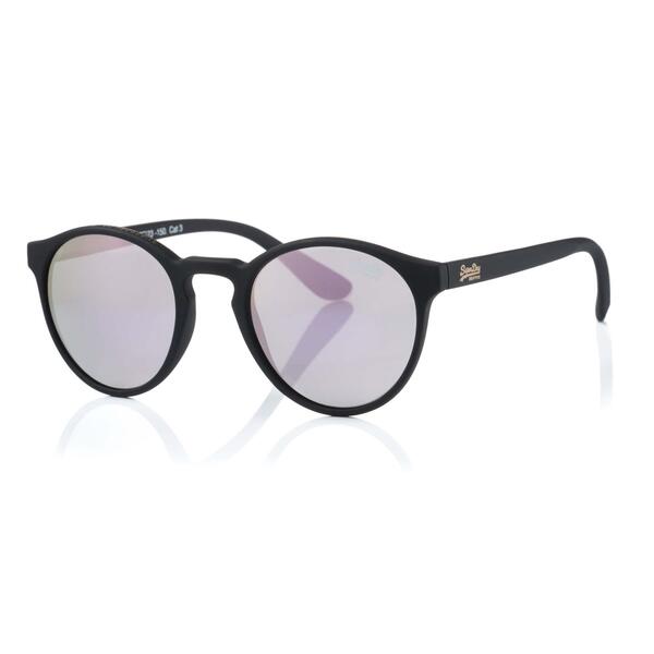 Superdry SDS Saratoga mirrored sunglasses black pink, UK version