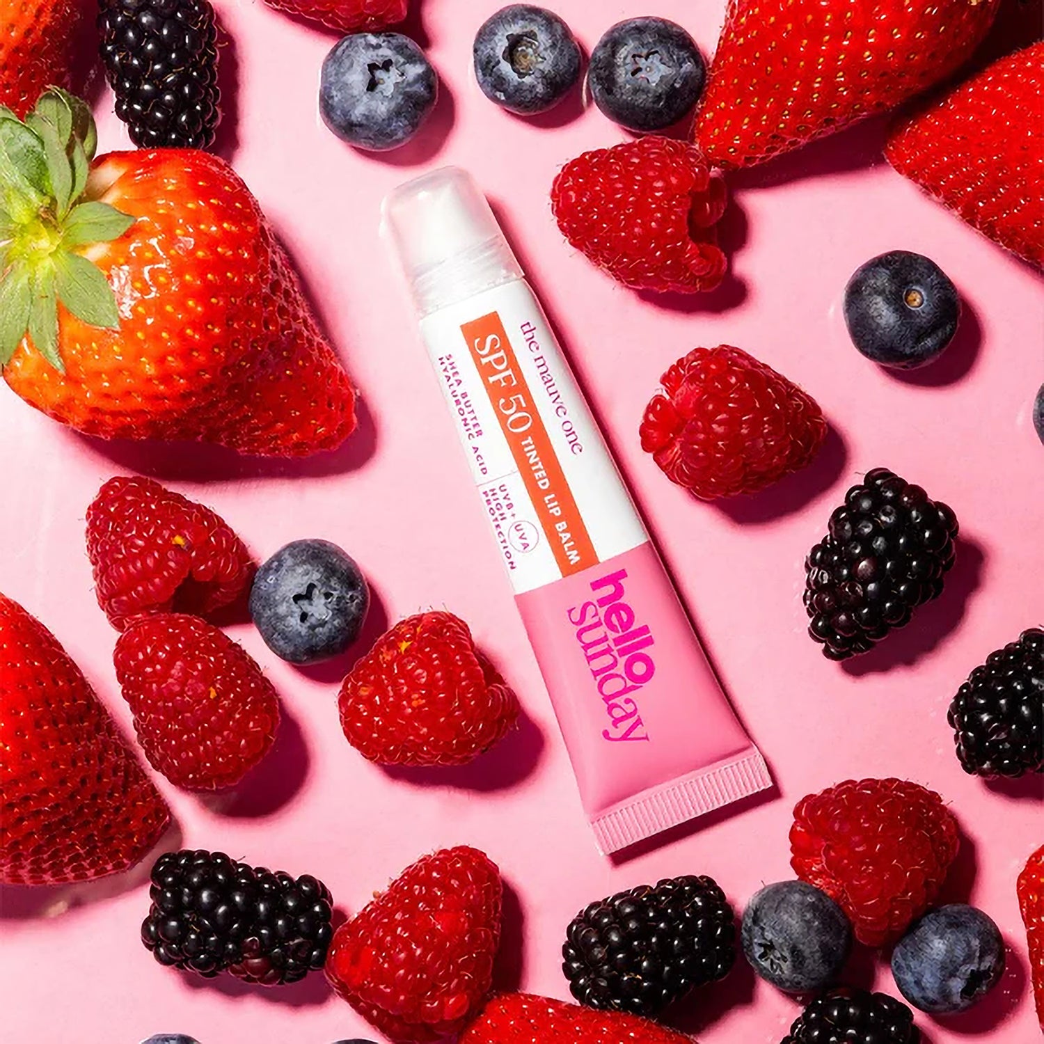 Hello Sunday tinted lip balm The Mauve One 15ml, UK version