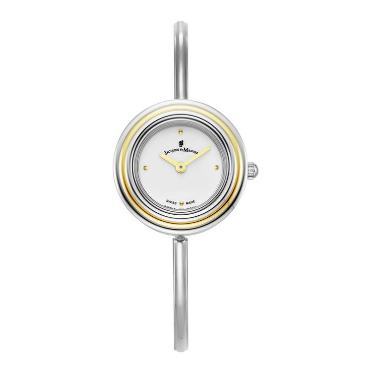 Jacques Du Manoir Aurora women's steel bangle watch 26mm, UK version