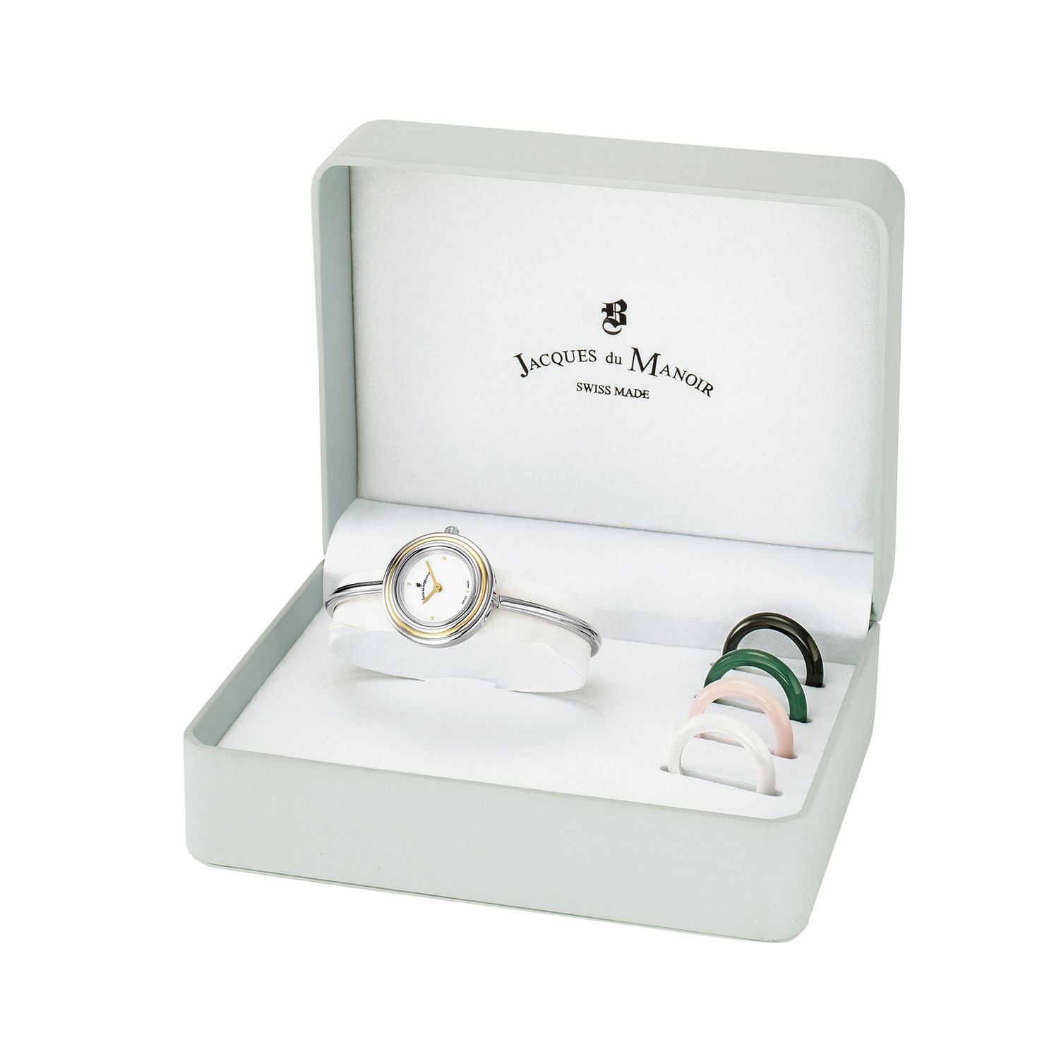 Jacques Du Manoir Aurora women's steel bangle watch 26mm, UK version