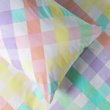 Argos Home gingham brights bedding set single (British brand)