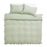 Argos Home sage green bedding set single, imported from the UK