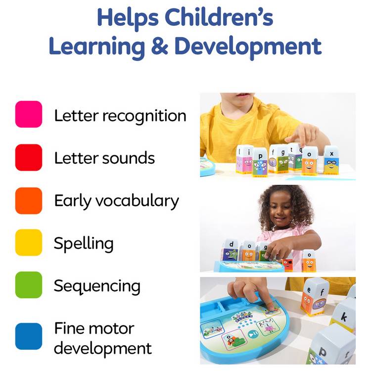 Alphablocks Phonics Fun toy block set, UK version