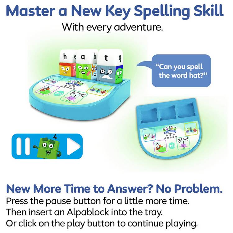 Alphablocks Phonics Fun toy block set, UK version