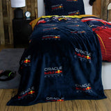 Red Bull fleece throw navy 150x100cm (British brand)