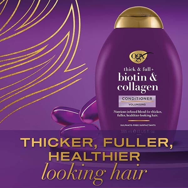 OGX Thick & Full+ Biotin & Collagen Conditioner 385ml GOODS Superdrug   