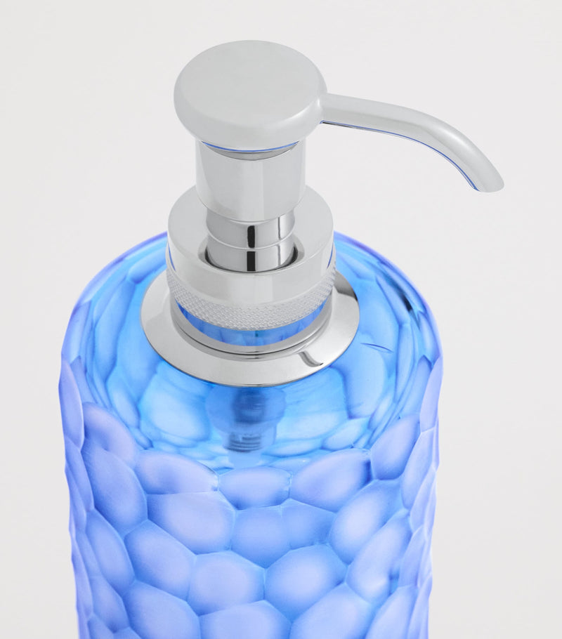 ZODIAC Crystal Ocean Honeycomb soap dispenser (British brand)