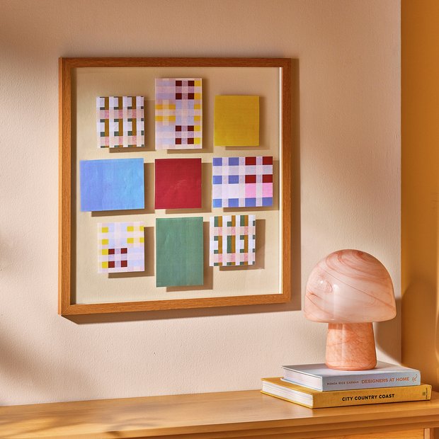 Habitat floating multi photo glass picture frame 60cm - British product