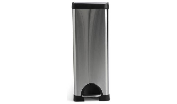 Habitat 30 Litre Slim Line Mod Pedal Bin - Silver GOODS Argos