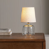 Argos Home Cabras Glass Table Lamp - Natural