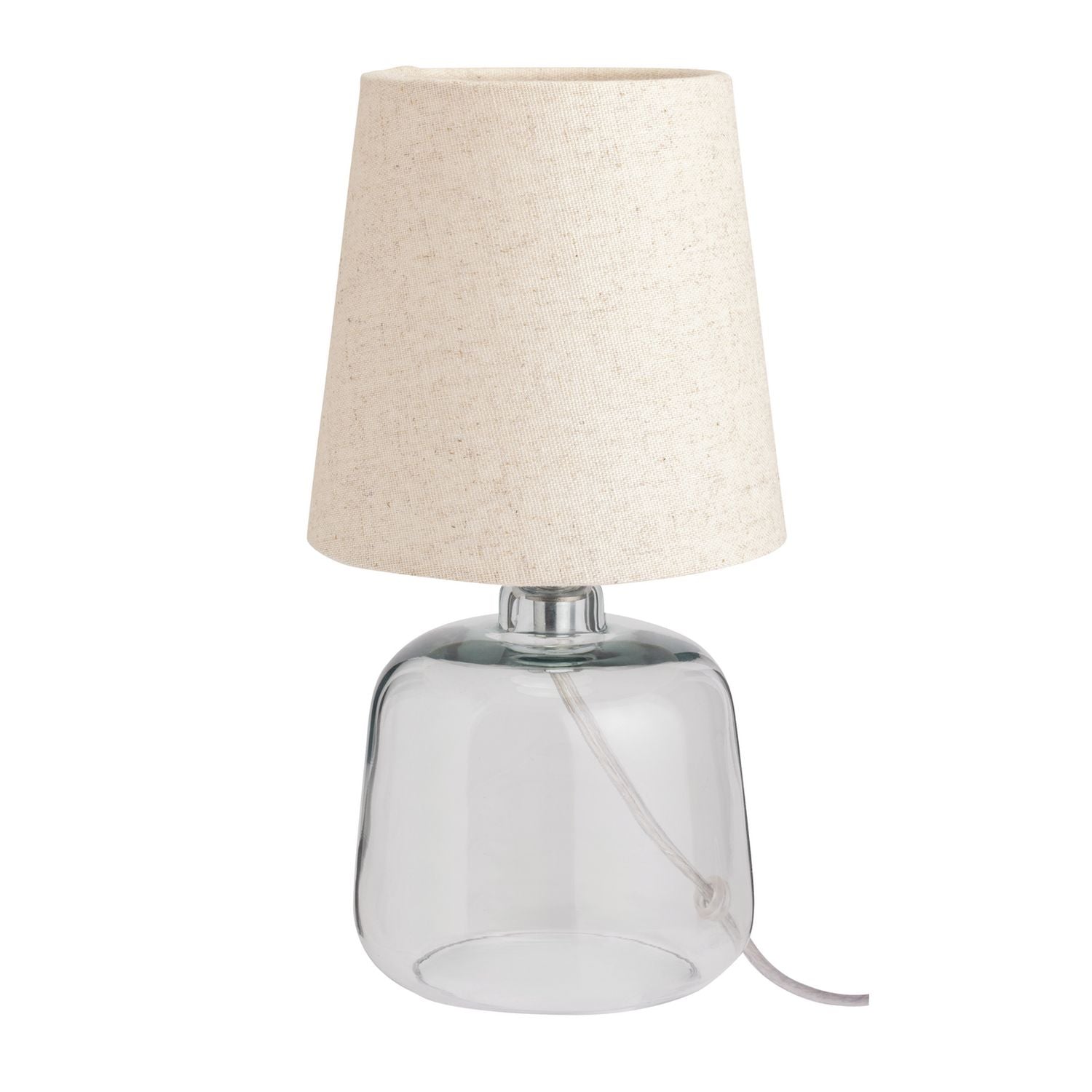 Argos Home Cabras Glass Table Lamp - Natural