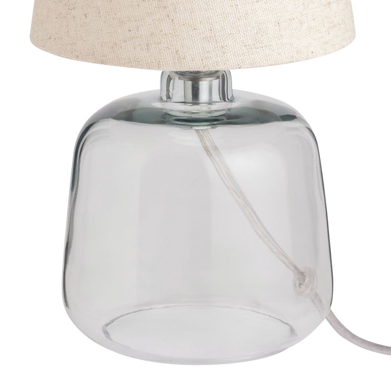 Argos Home Cabras Glass Table Lamp - Natural