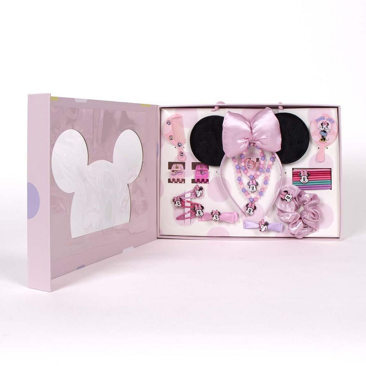 Minnie Mouse kids hair and jewellery set 22-piece, imported from the UK