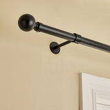 Argos Home curtain pole matte black bay 400cm, imported from the UK