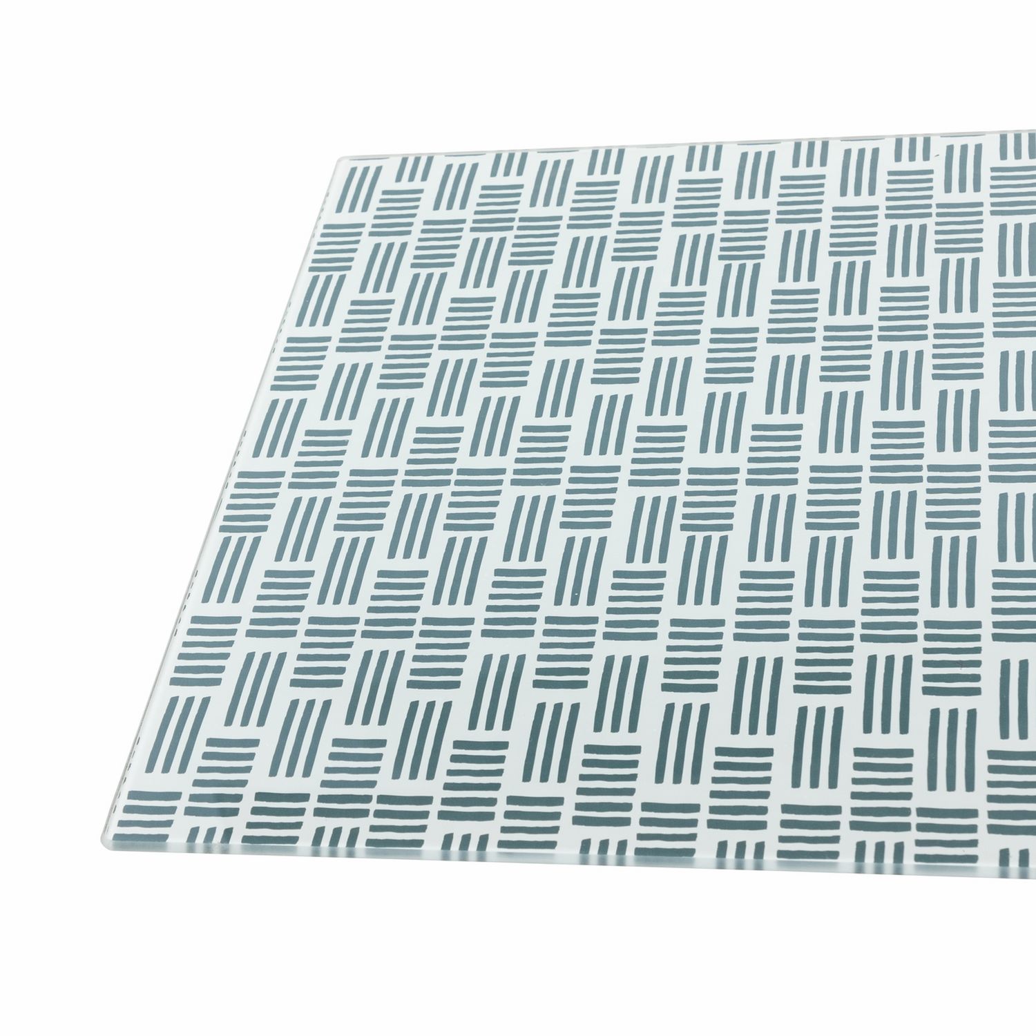 Argos Home patterned glass worktop saver grey 30x40cm - British product