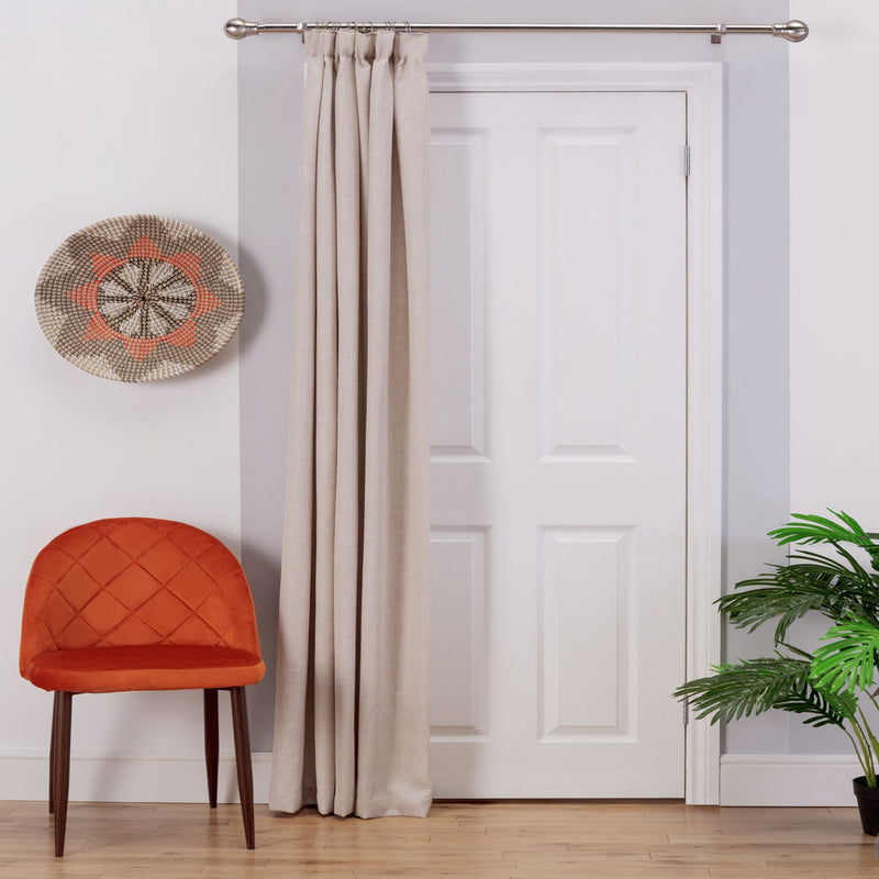 Argos Home Thermal Door Curtain - Cream - 167x213cm