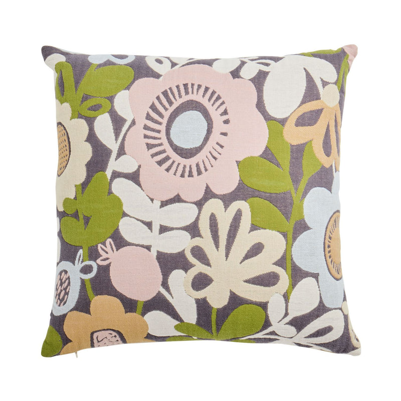 Habitat x Scion Kukkia woven cushion 50x50cm, imported from the UK