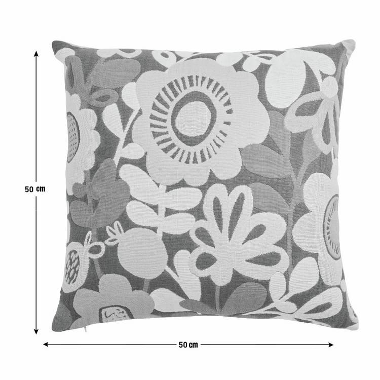 Habitat x Scion Kukkia woven cushion 50x50cm, imported from the UK