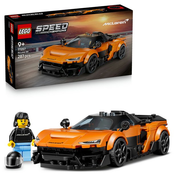 LEGO Speed Champions McLaren W1 car model kit 287 pieces, imported from the UK