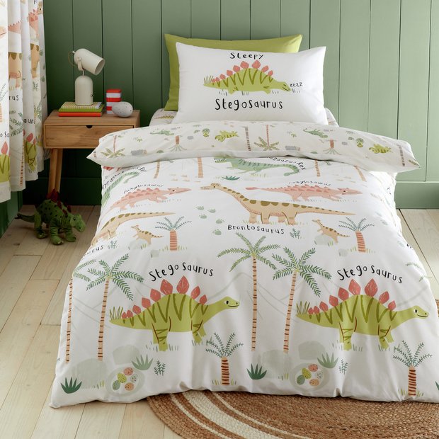 Catherine Lansfield kids bedding set Sleepy Dino single (British brand)