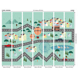 Origin Murals Mini Adventure multicolour wall mural, imported from the UK