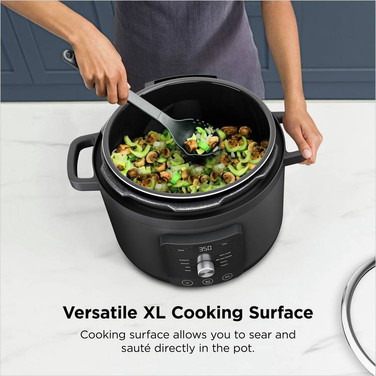 Ninja HyperHeat 9-in-1 pressure cooker 6L black, UK version