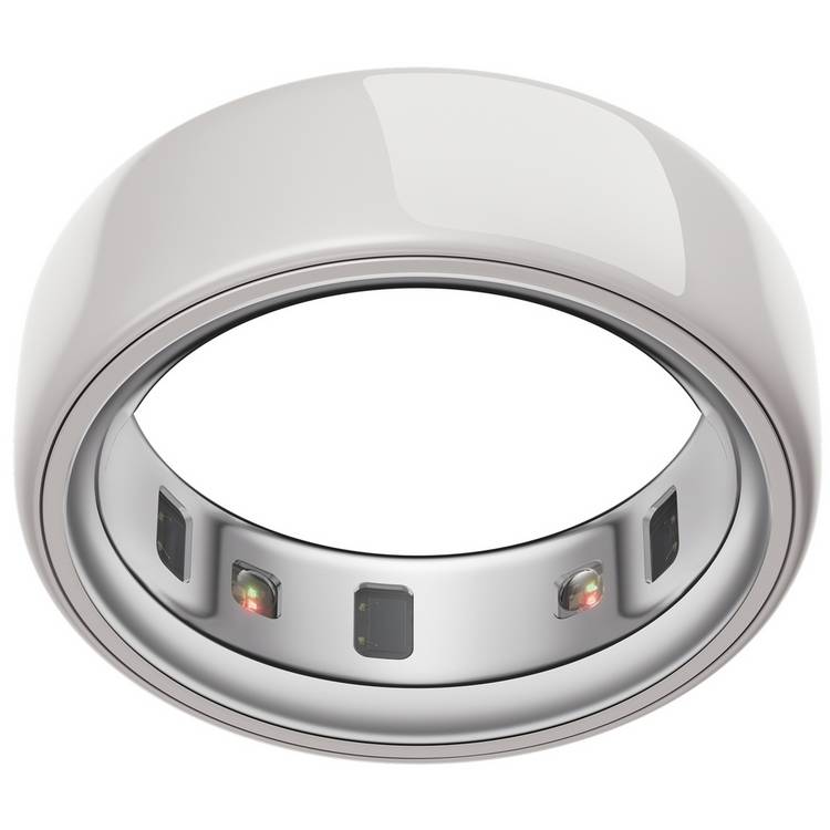 Oura Cloud ceramic smart ring size 4, imported from the UK