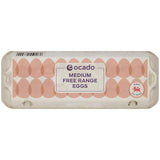 Ocado Medium Free Range Eggs   12 per pack GOODS M&S   