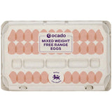 Ocado Mixed Weight Free Range Eggs   15 per pack GOODS M&S   