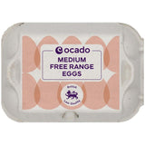 Ocado Medium Free Range Eggs   6 per pack GOODS M&S   