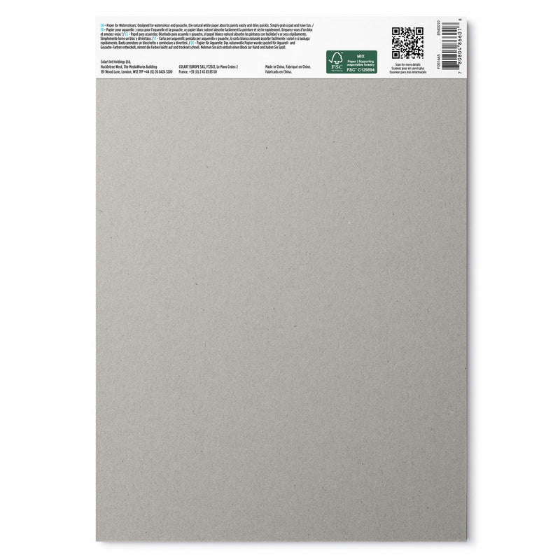 Reeves watercolour paper pad A4, imported from the UK