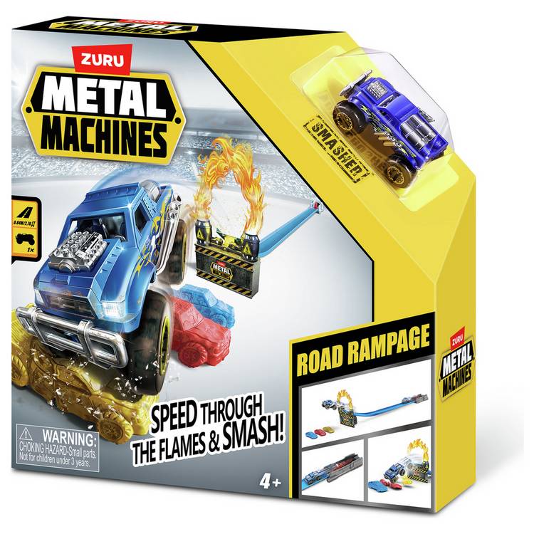 Metal Machines Road Rampage playset with loop and ramp, imported from the UK