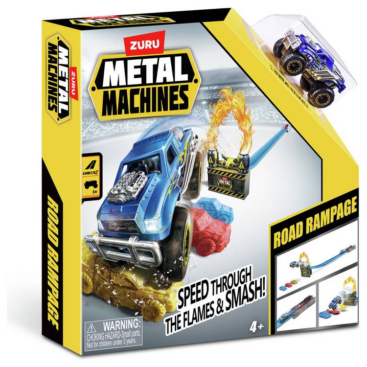 Metal Machines Road Rampage playset with loop and ramp, imported from the UK