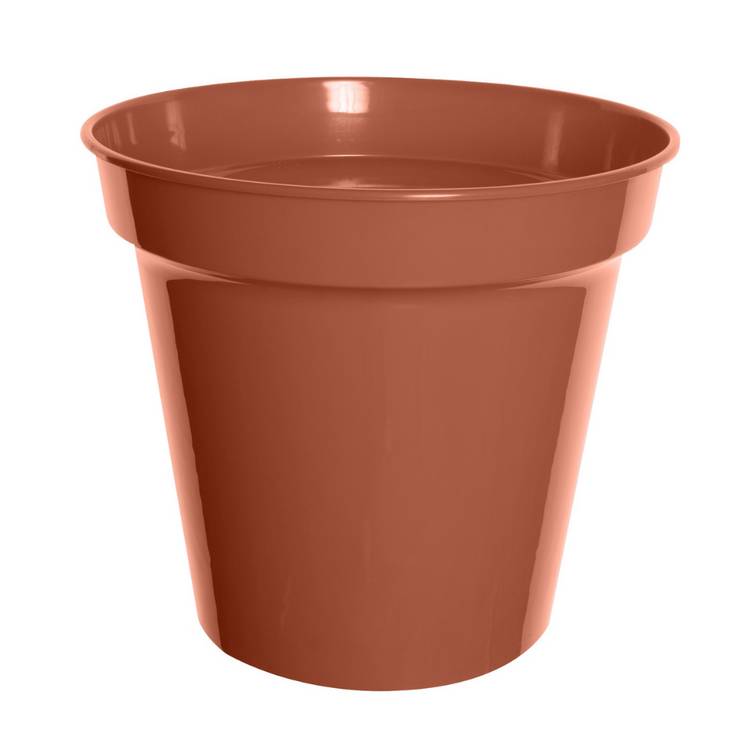 Whitefurze terracotta-style plant pot 20cm, imported from the UK