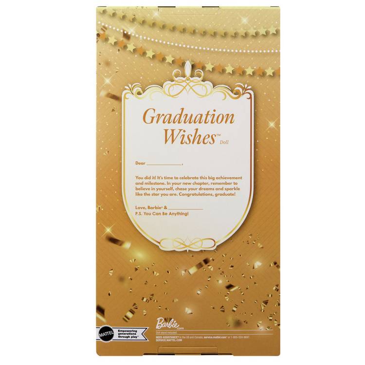 Barbie Signature Graduation Wishes doll 33cm, UK version